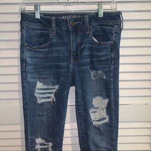 American Eagle ripped jeans